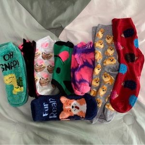 Assortment of Cute/Funny socks